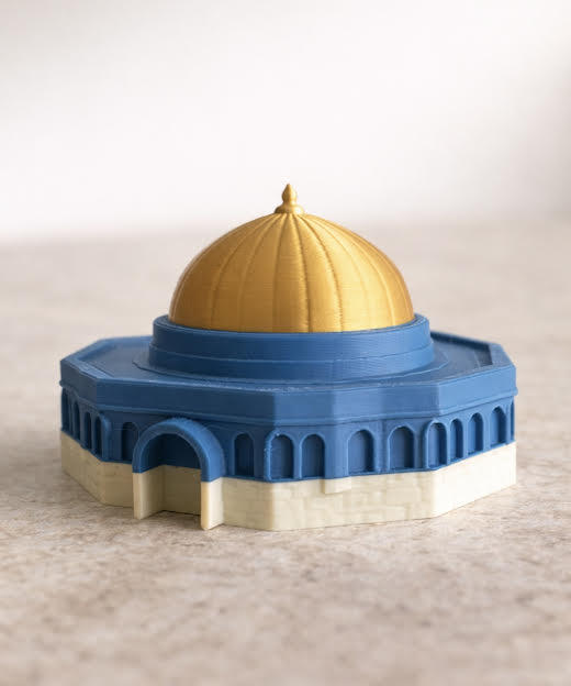 Maquette Masjid Al-Aqsa - Dôme du Rocher (Kubbet-üs Sahra)
